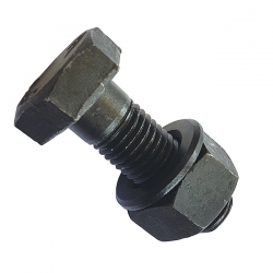 M16 x 55 HSFG High Strength Friction Grip Bolt, Nut & Through Hardened Washer, Self Colour. CE Approved