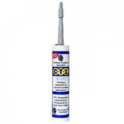 CT1 GREY All in One Multi-purpose Waterproof Sealant & Construction Adhesive, 290ml