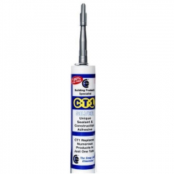 CT1 SILVER All in One Multi-purpose Waterproof Sealant & Construction Adhesive, 290ml