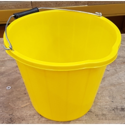 14.5 Litre Yellow Heavy Duty Bucket