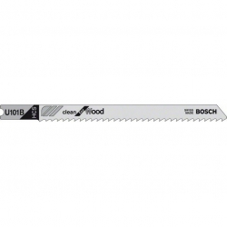 Bosch U101B Jigsaw Blade for wood 3-30mm (Pack Of 3) P/No. 2 608 630 565