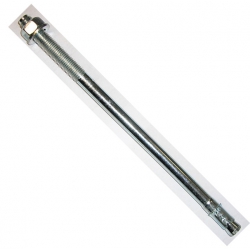 M10 x 170mm Mild Steel Through Bolt Zinc Plated 75320b10170