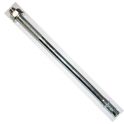 M12 x 240mm Mild Steel Through Bolt Zinc Plated 75320b12240