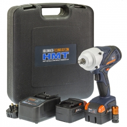 HMT VSD650 Heavy Duty 650Nm 20V 1/2" Impact Wrench Kit with 2 x 4.0Ah Li-ion Batteries 806050-0001