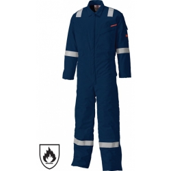 Medium (40"-42") Navy Blue Dickies Pyrovatex Flame Retardant Coveralls FR5401MNAVY