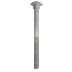 M12 x 260 Galvanised Carriage / Coach / Cup Square Bolts (Bolt Only) DIN 603/934