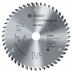 Wood Plunge Cut Circular Saw Blade 165 x 20 x 48 Teeth