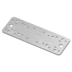 90mm x 210mm x 2.5mm Heavy Duty Flat Plate (5, 7 & 13mm holes) Galvanised