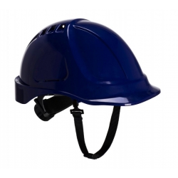 Navy Site Helmet (Site Visitor) with Chin Strap and Wheel PS55NAVY