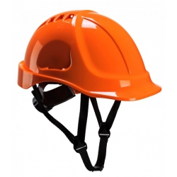 Orange Site Helmet with Chin Strap and Wheel PS55ORANGE