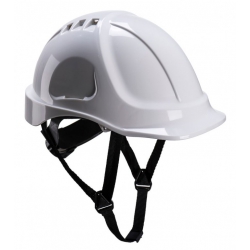 White Site Helmet with Chin Strap and Wheel PS55WHITE