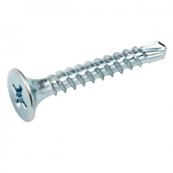 Timco 4.8 x 125 Selfdrill Drywall Screw Bright Zinc Plated 00125PSDD