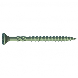 4.5 x 70 Timco Solo Countersunk Decking Screw PZ2 Organic Green 70SOLOD200