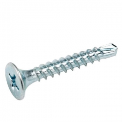 Timco 4.2 x 75 Drywall Screw, Selfdrill Bright Zinc Plated 00075PSDD