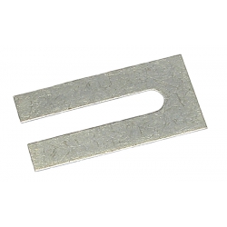 No2 50mm x 100mm x 3mm with a 14mm slot (Suits bolts up to M12) Steel Metal Horseshoe Trouser Shim galvanised