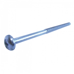 Extra Long 10 x 3"1/2 (90mm) Pz2 Self Tapping Screw, Pan Pozi, Type AB, Bright Zinc Plated