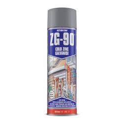 ZG-90 Galvanising Cold Zinc Aerosol Spray Paint 500ml ACTION CAN 1785