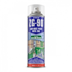 Green ZG-90 Galvanised Aerosol Spray Paint 500ml ACTION CAN 1937