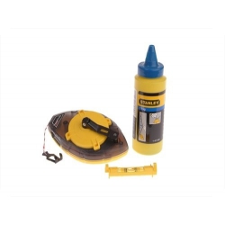 Stanley Power Winder 3 Piece Chalk Line, Chalk and Level Set 0-47-465