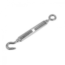 M10 Turnbuckle Straining Hook & Eye Bright Zinc Plated