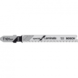 Bosch T10BIF Jigsaw Blade for Laminate 1.5-15mm (Pack Of 5) P/No. 2 608 636 431