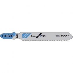 Bosch T118GFS Jigsaw Blades for Inox pack of  P/No 2 608 636 496