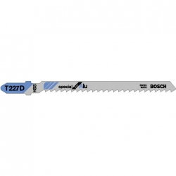 Bosch Jigsaw Blade for Aluminium 0.5-1.5mm T227D (Pack Of 5) P/No. 2 608 631 030