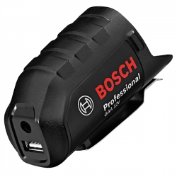 Bosch GAA12V 12V USB Charging Port Adapter (Compatible with 12V/10.8V Li-ion Batteries)