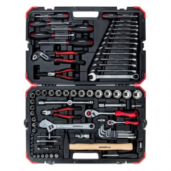 Gedore Red 100 Piece 1/2" & 1/4" Socket Tool Set R46003100