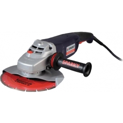 SPARKY 2000Watt 110V Angle Grinder with Safety Guard, Side Handle & FREE 230mm Diamond Blade!