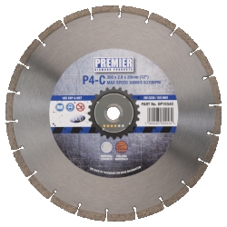 180mm x 22mm 4 Star Diamond Blade for Concrete & Building Materials DP15530 P4/C