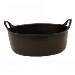 35 Litre Shallow Recycled Black Small Gorilla Tub