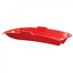 BobKat Red Plastic Sledge with Nylon Rope