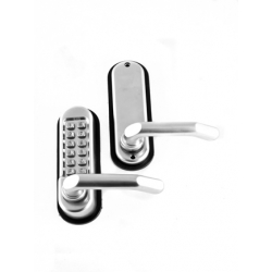 Satin Chrome Digital Door Lock with Handle HQ2029/1