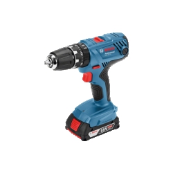 Bosch GSB 18V-21 Combi Drill, 2 x 2.0Ah Batteries in L-Boxx