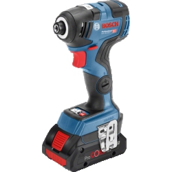 Bosch GDR18V-200 C Impact Driver, 2 x 5.0Ah Batteries in L-Boxx