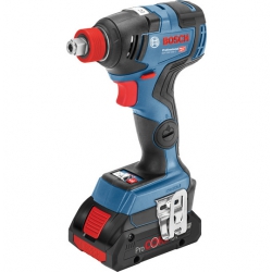 Bosch GDS18V-200C Impact Wrench, 2 x 5.0Ah Batteries in L-Boxx