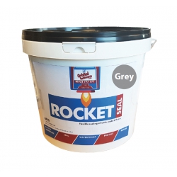 Rocket Seal Flexible Elastic Membrane for Waterproofing Roofs, Walls & Floors (alternative to WT1) 6KG Grey