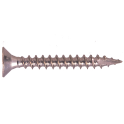 4.0 x 70 (8x2"3/4) Countersunk Pozi Woodscrew Stainless Steel A4 (316) A4WS4070