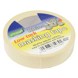 50mm x 25 metre Low Tack Masking Tape