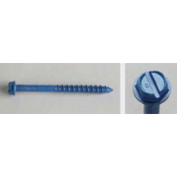 6.3 x 100 Hexagon Head Blue Masonry Anchor, Climaseal Finish, MSHH6.3-100-516