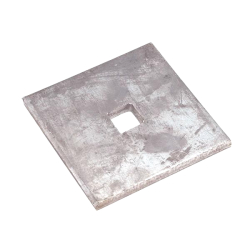 M20 x 100 x 20mm Square Plate Washer, Galvanised