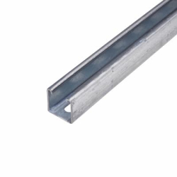 Deep Slotted Channel Heavy Gauge x 3 Metre, 41mm x 41mm x 2.5mm. Stainless Steel 316, Unistrut compatible P1000TX3SS