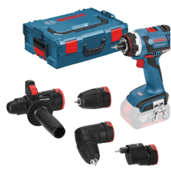 Bosch GSR 18V-60 Flexiclic Driver with 4 Heads Bare in L-BOXX (No Battery or Charger)