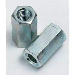 M24 x 72 High Tensile Studding Connectors, Bright Zinc Plated, Grade 8 DIN 6334