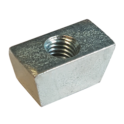 M6 Vee Nut (Wedge Nut) To Suit Rib Deck 60, Mild Steel, Bright Zinc Plated