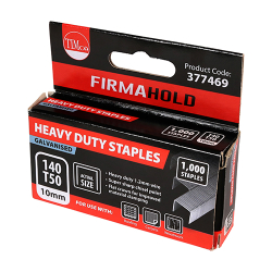 Firmahold 10mm Heavy Duty Staples Glavanised (Pack 1000)