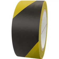 Black & Yellow Hazard Adhesive Tape 50mm x 33M