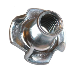 Whitworth 3/8W x 16mm 4 Pronged Tee Nut, Self Colour