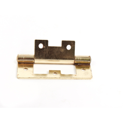 4" (100mm) Hurlinge Hinge Pair Electro Brass 104EB 4